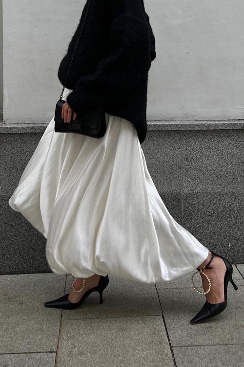 Grace Puff Maxi Skirt