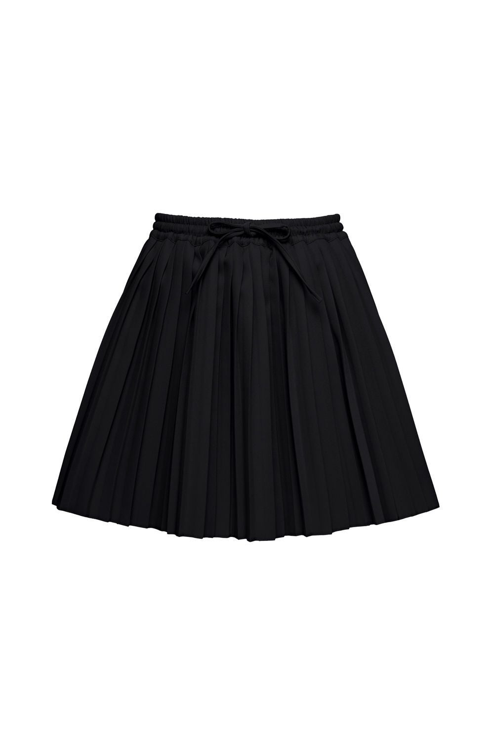 Belinda V-neck Pleated Mini Skirt Set