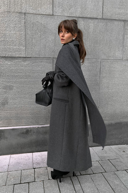 Valentina Full Length Coat & Scarf