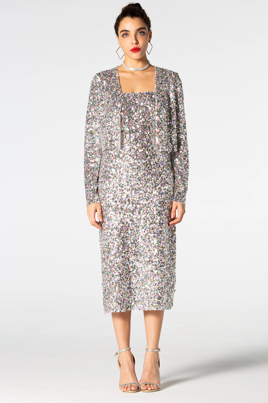 Luella Two Piece Sequin Dress