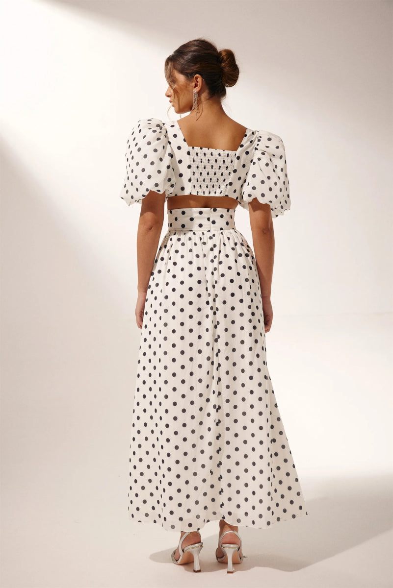 Ellie Polka Dot Skirt Set