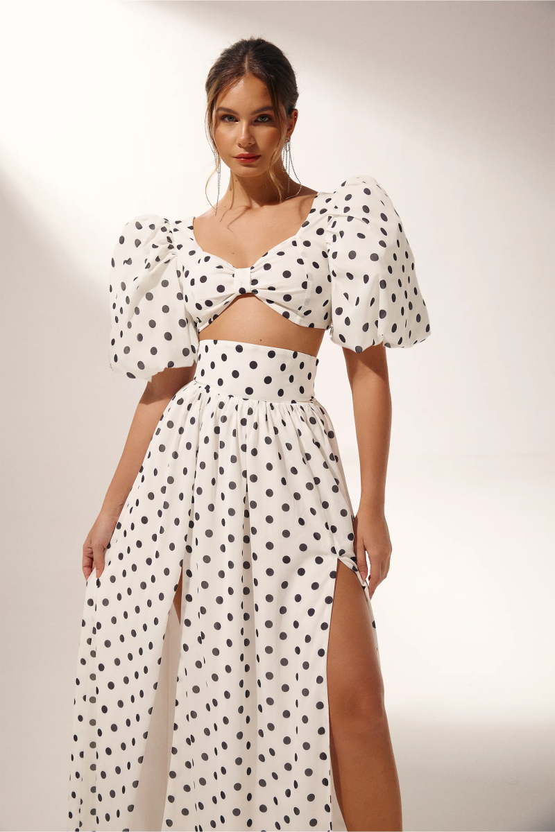 Ellie Polka Dot Skirt Set